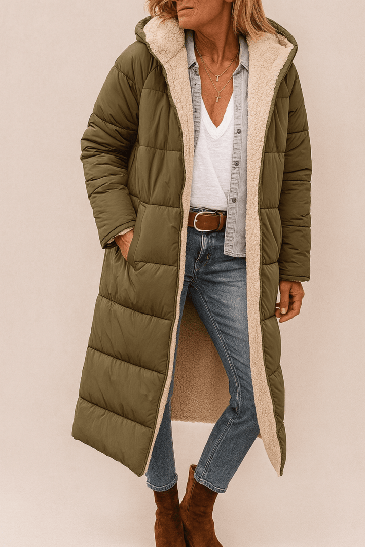 SASHA | SOFT AND  LUSH REVERSIBLE COAT